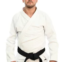 	 Kimono In The Guard Jiu-Jitsu Liso Branco - imagem 2