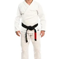 	 Kimono In The Guard Jiu-Jitsu Liso Branco - imagem 1