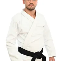 	 Kimono In The Guard Jiu-Jitsu Liso Branco - imagem 4
