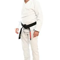 	 Kimono In The Guard Jiu-Jitsu Liso Branco - imagem 3