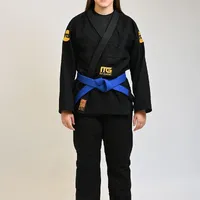 Kimono In The Guard Feminino BJJ Classic Preto - imagem 1