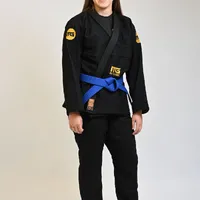 Kimono In The Guard Feminino BJJ Classic Preto - imagem 8