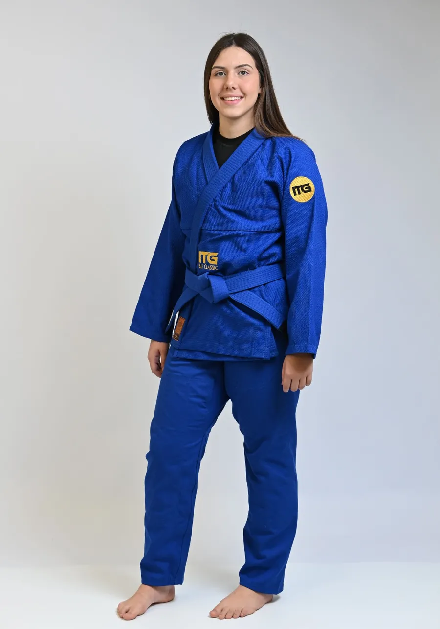 Kimono In The Guard Feminino BJJ Classic Azul
