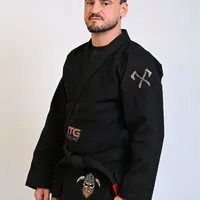 Kimono In The Guard Jiu-Jitsu Viking Preto - imagem 8