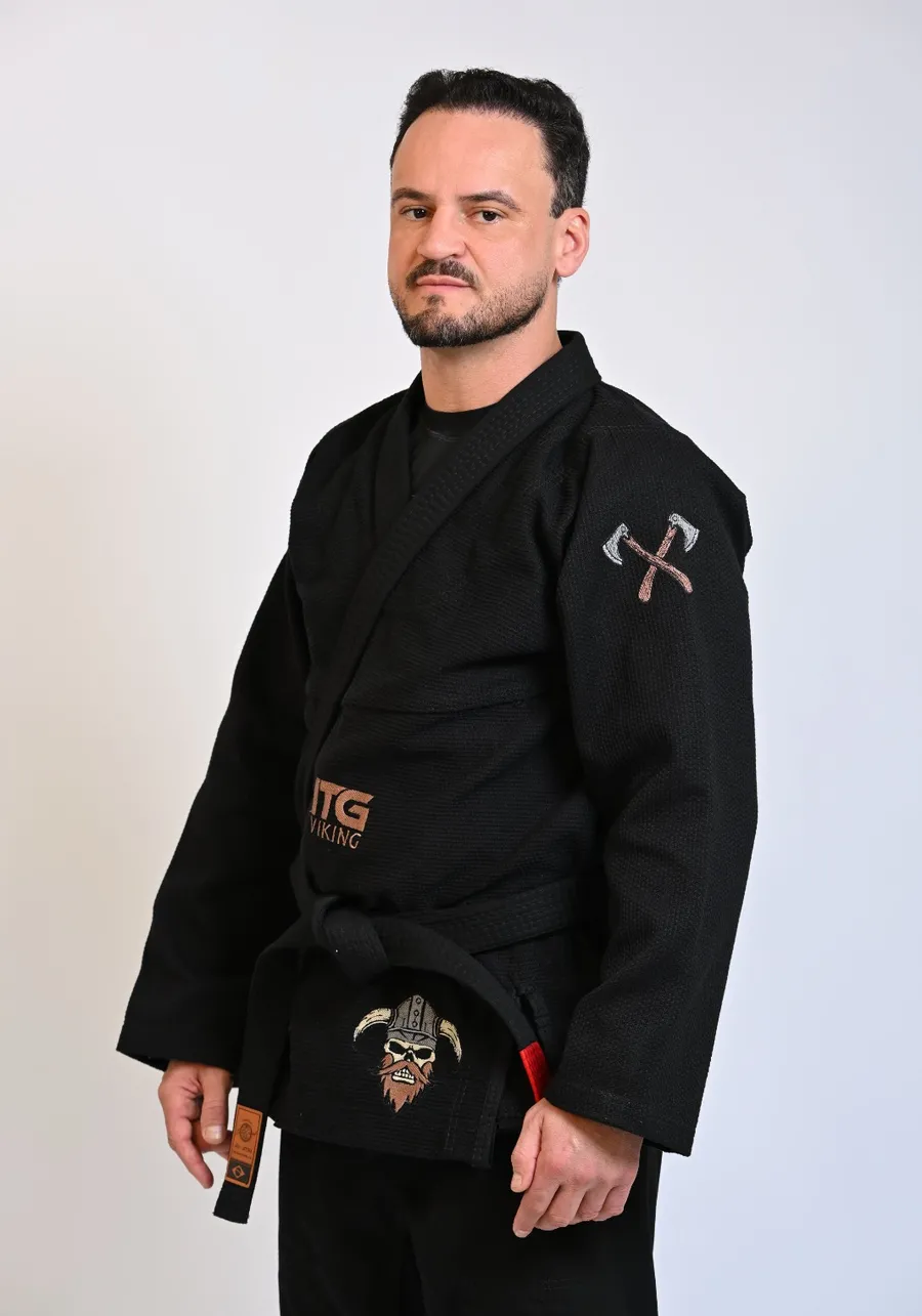 Kimono In The Guard Jiu-Jitsu Viking Preto