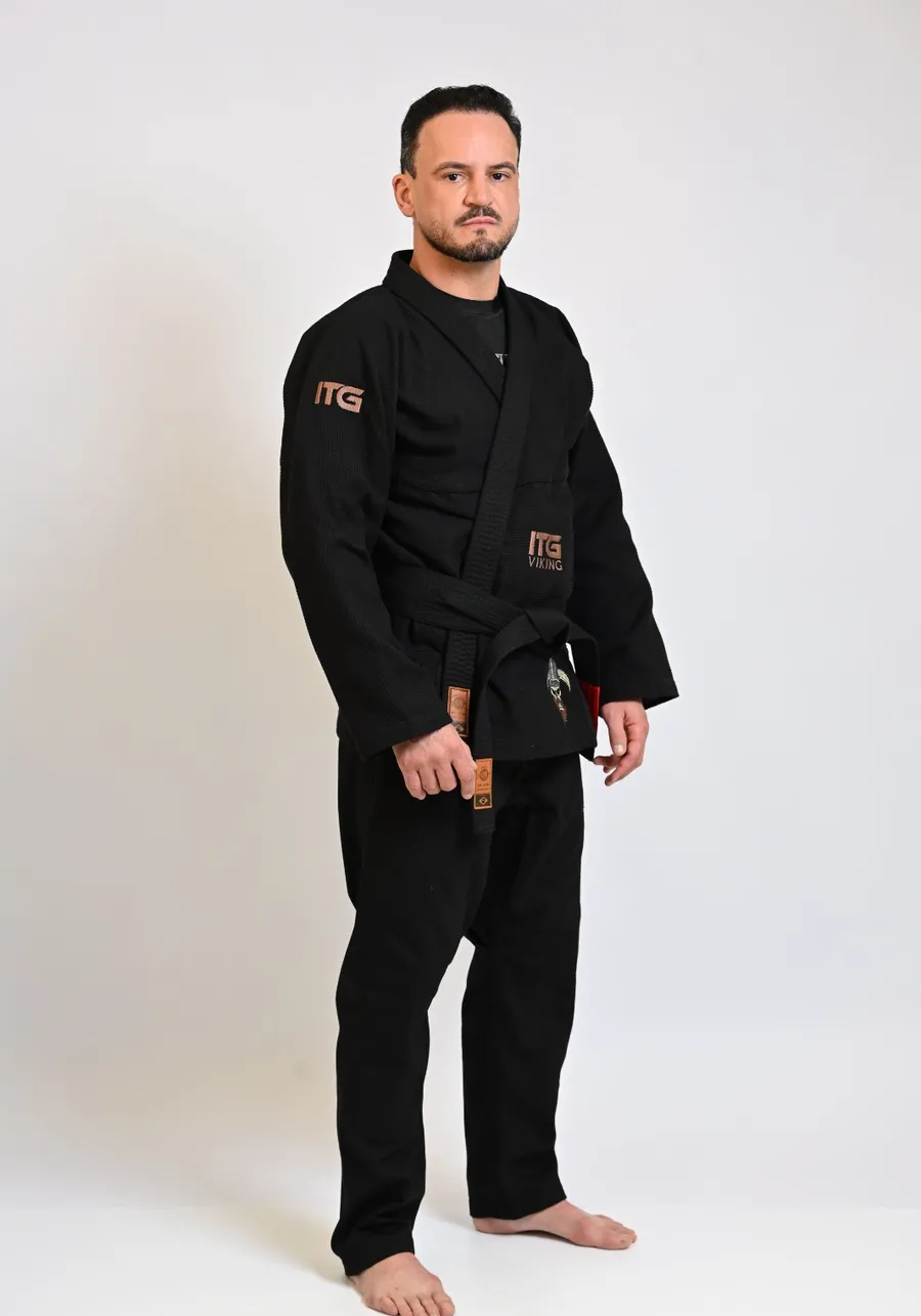 Kimono In The Guard Jiu-Jitsu Viking Preto