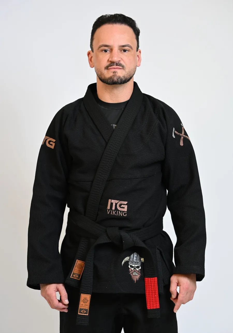 Kimono In The Guard Jiu-Jitsu Viking Preto