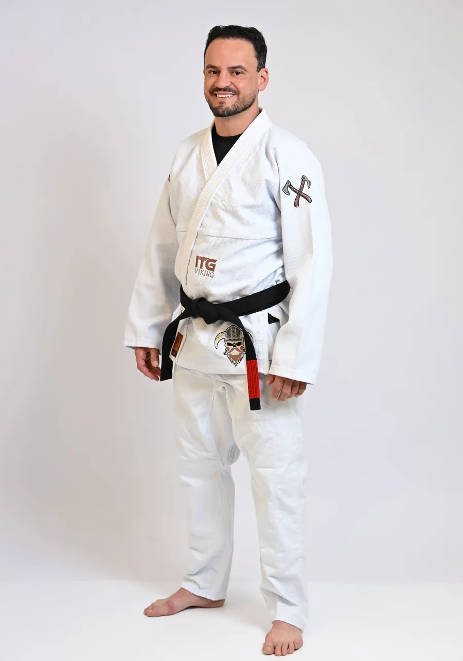 Kimono In The Guard Jiu-Jitsu Viking Branco
