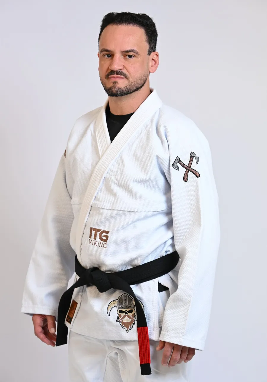 Kimono In The Guard Jiu-Jitsu Viking Branco