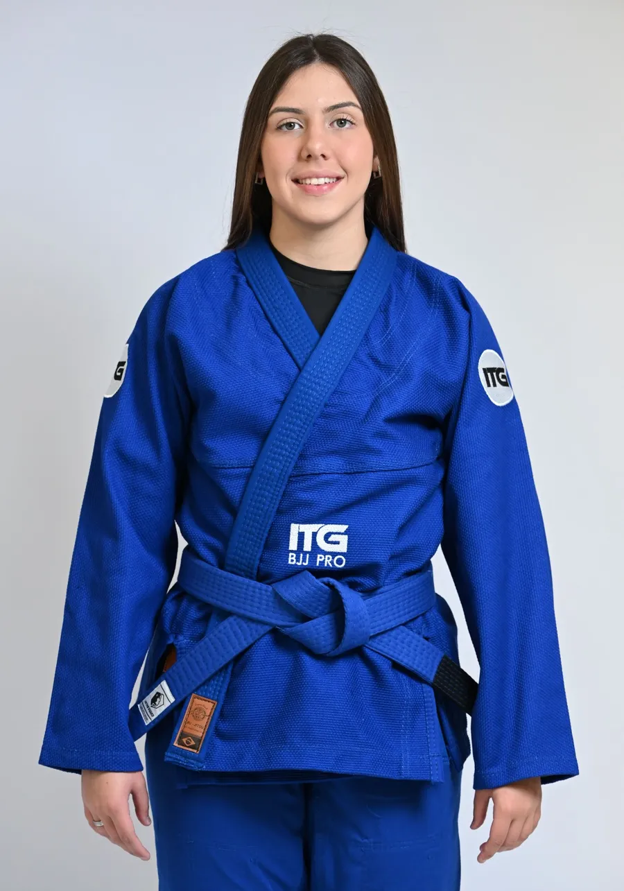 Kimono In The Guard Feminino BJJ Pró Azul