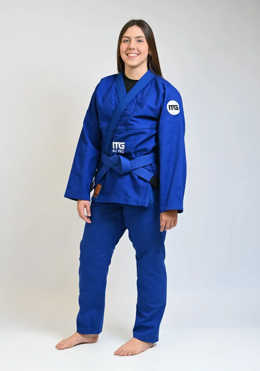 Kimono In The Guard Feminino BJJ Pró Azul