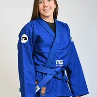 Kimono In The Guard Feminino BJJ Pró Azul - imagem 7