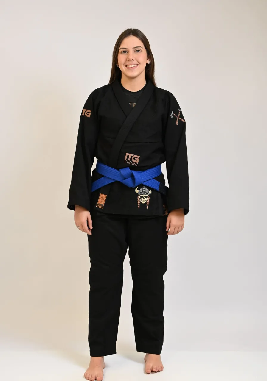 Kimono In The Guard Feminino Viking Preto