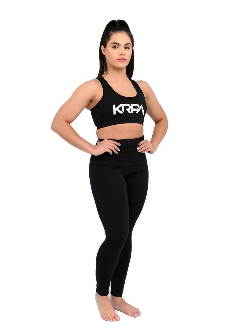 Calça de Compressão Feminina Black Jiu-Jitsu