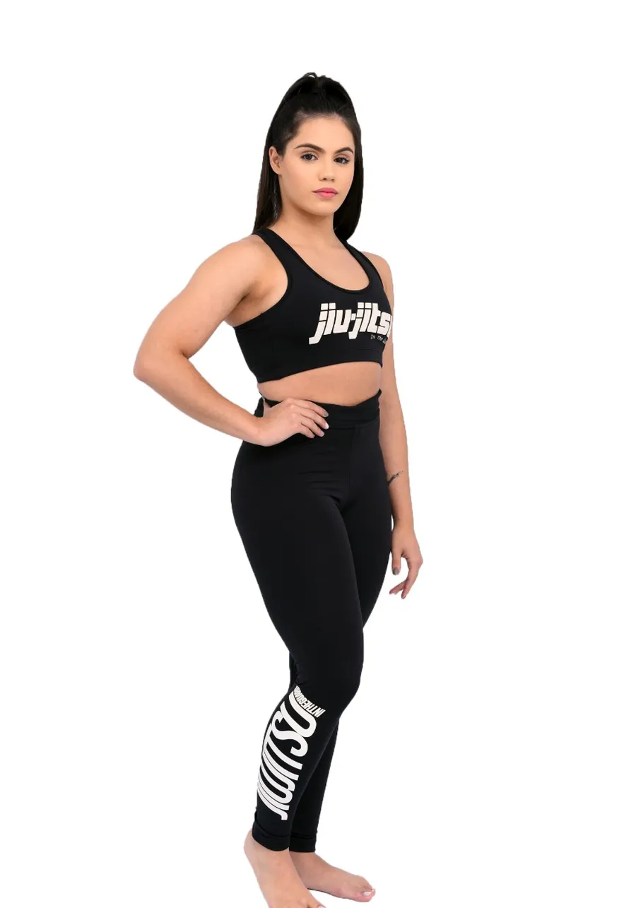 Calça de Compressão Feminina Jiu-Jitsu