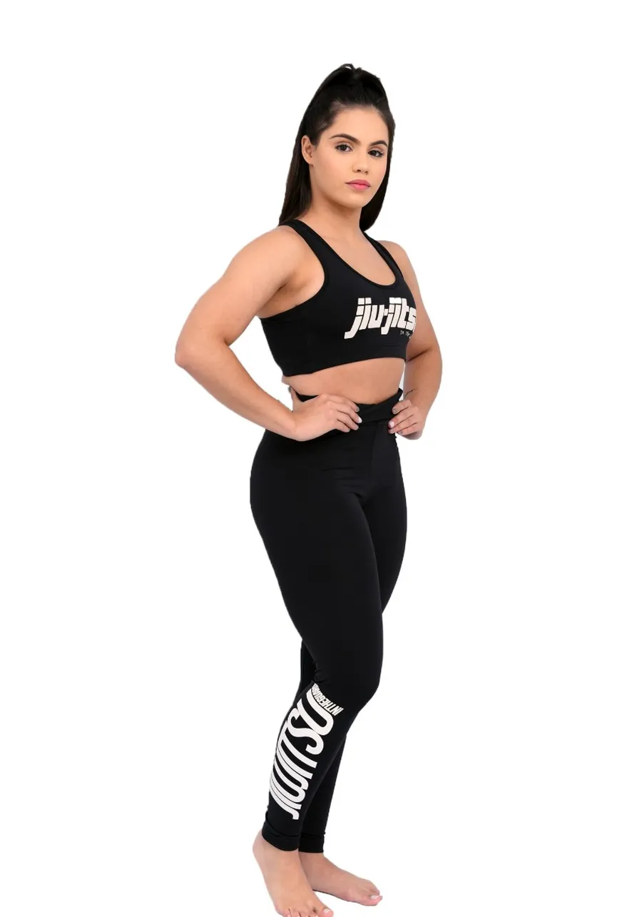 Calça de Compressão Feminina Jiu-Jitsu