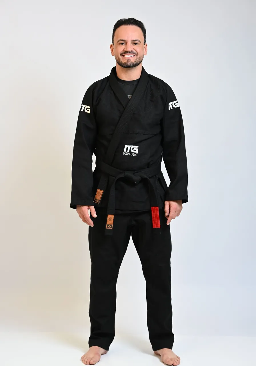  Kimono In The Guard Jiu-Jitsu Ultra Light - Preto
