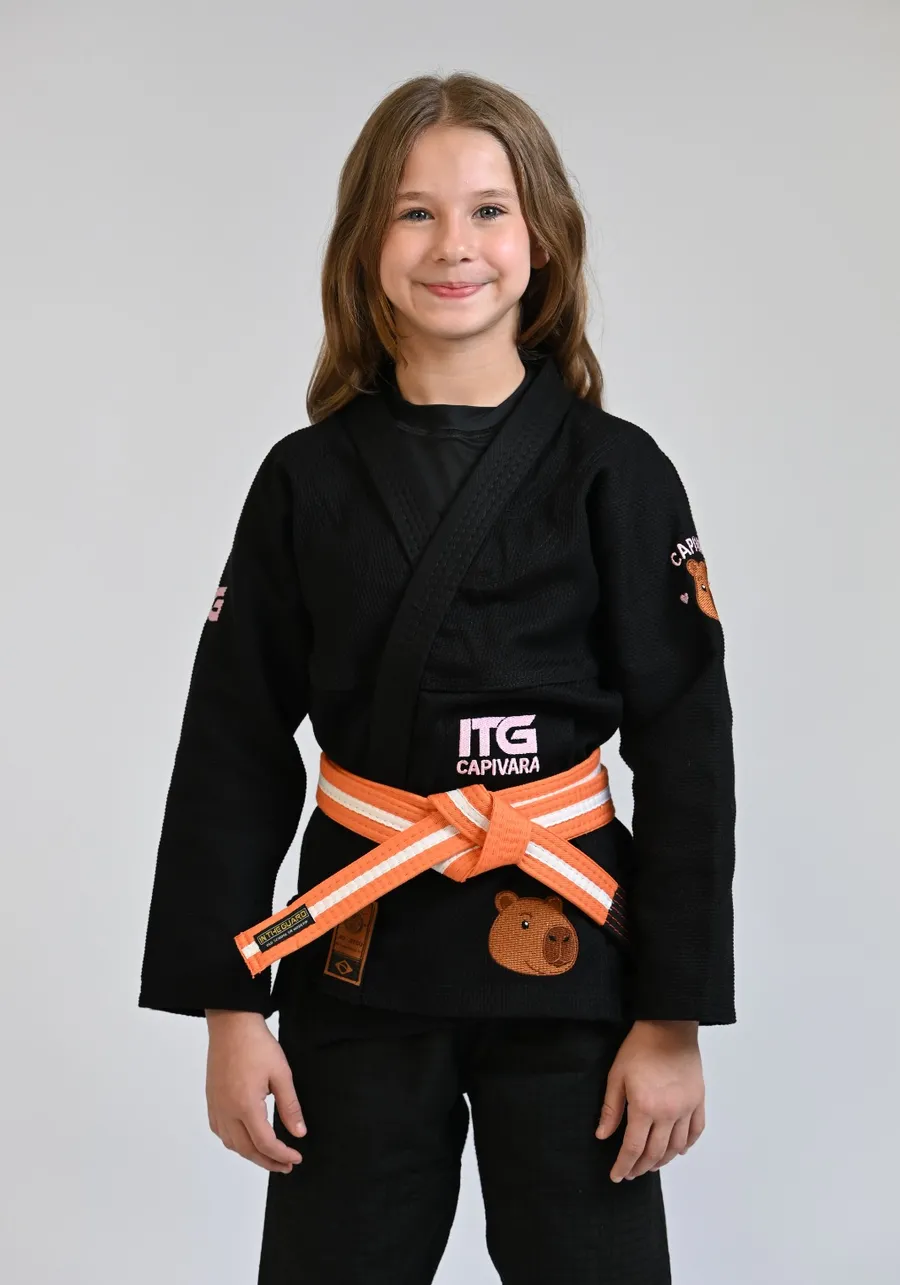 Kimono Infantil In The Guard Capivara  -  PRETO