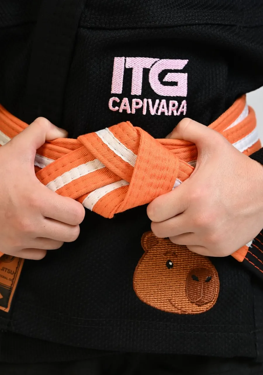 Kimono Infantil In The Guard Capivara  -  PRETO