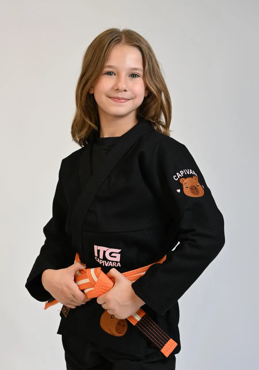 Kimono Infantil In The Guard Capivara  -  PRETO