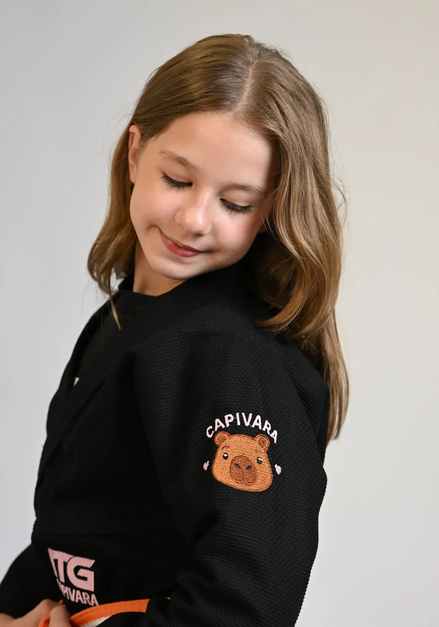 Kimono Infantil In The Guard Capivara  -  PRETO