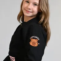Kimono Infantil In The Guard Capivara  -  PRETO - imagem 5