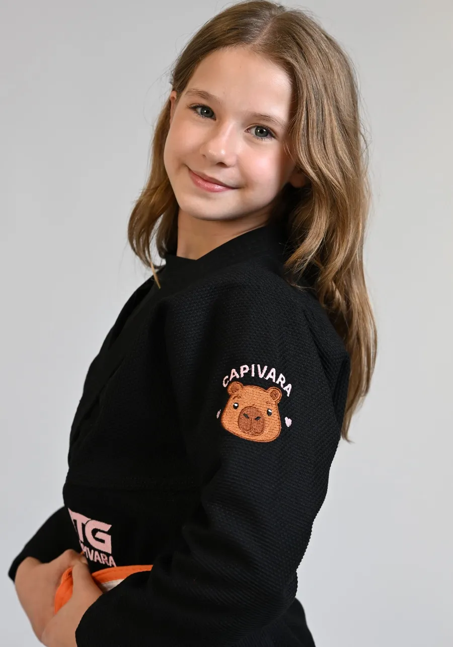 Kimono Infantil In The Guard Capivara  -  PRETO