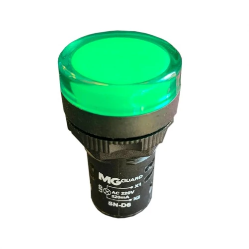 Sinaleiro monobloco 220 VCA Verde Margirius