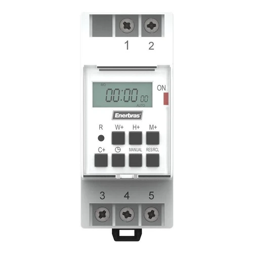TEMPORIZADOR DIGITAL 220V TRILHO DIN