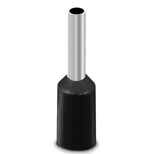 Terminal Pré-Isolado Tubular Simples 1,5mm² - Preto – E1508 SIBRATEC