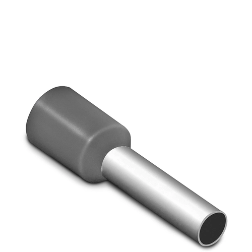 Terminal Pré-Isolado Tubular Simples 4,0mm² - Cinza – E4012 SIBRATEC