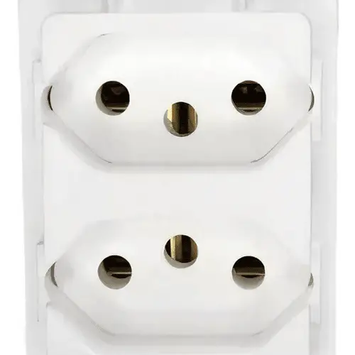 Tomada Dupla 2p+t 20a/250v Branca Klin Weg 