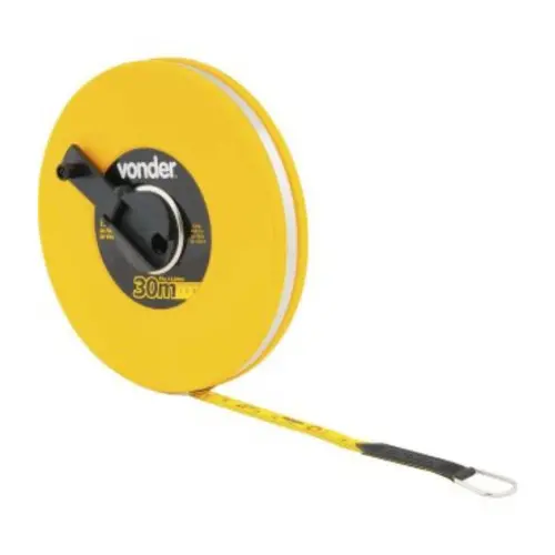 Trena de fibra longa, caixa fechada, com 30 m, VONDER