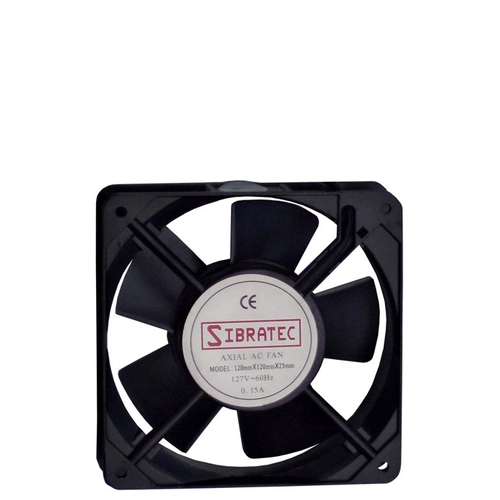 Ventilador 12x12x2,5cm Alimentação: 127V SIBRATEC
