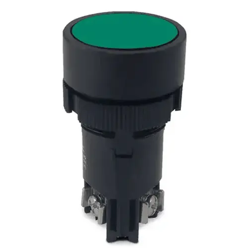 Botão de impulso plástico Monobloco XB2-EA135VD Verde - 1 Contato Reversível Sibratec