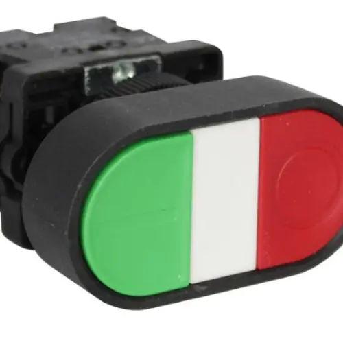Botão faceado duplo sem visor – 1NA+1NF Margirius