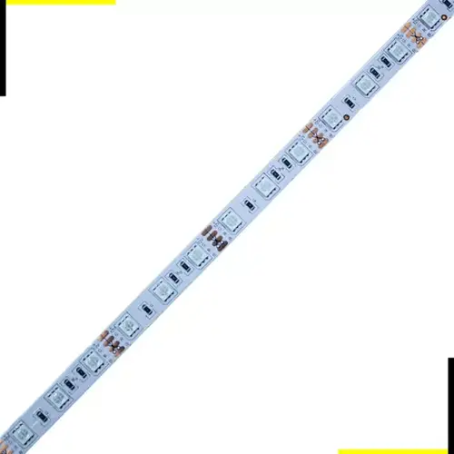  Fita LED RGB 5M 12W/M 12v C/ Controle e Fonte Bivolt Blumenau