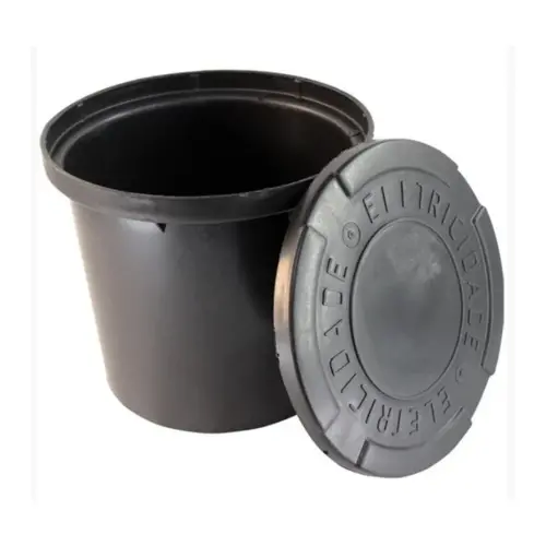 CAIXA DE INSPECAO DE ATERRAMENTO PVC 23X19 C/ TAMPA PLASTICA 