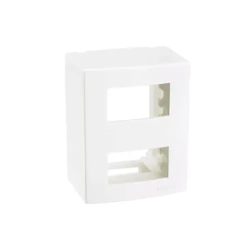 Caixa de sobrepor 75 x 50 x 95mm 2 postos separados Margirius