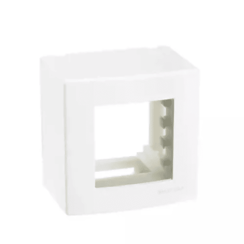 Caixa Sobrepor 75x75 2 Postos c/ sup BR Sleek