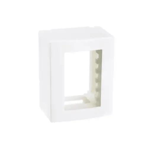 Caixa Sobrepor 95x75 3 Postos c/ suporte BR Sleek 