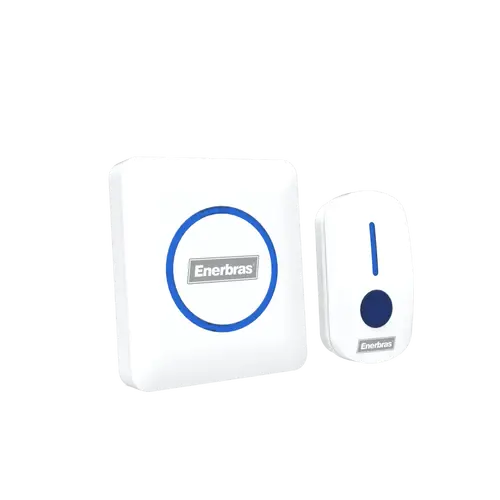 Campainha Wireless Codificada Plugue Enerbras