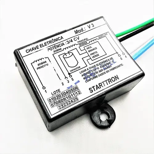 Chave Partida Eletrônica V3 Starttron