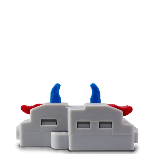 Conector Alavanca de Emenda e Derivação KV426 com 2 Entradas e 6 Saídas (2 Polos) 32A para Cabo de 0,08~4mm² Sibratec