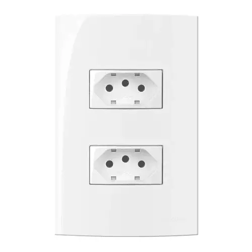 Conjunto 4×2 2 tomadas 2P+T separadas 20A 250V Margirius