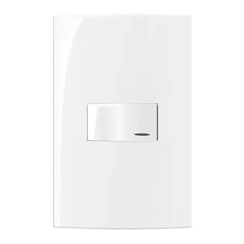 Conjunto 4×2 Interruptor paralelo com luz 10A 250V~ Margirius