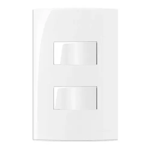 Conjunto MarGirius Sleek 1 Interruptor Simples + 1 Interruptor Paralelo separados 
