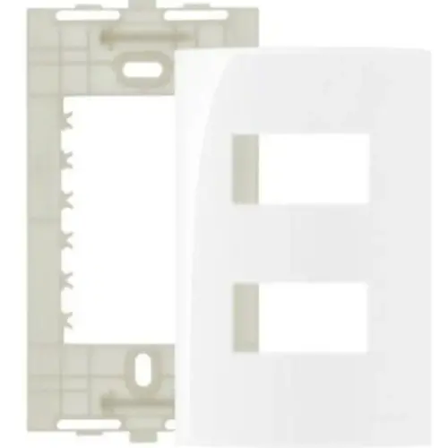 Conjunto MarGirius Sleek 1 Interruptor Simples + 1 Interruptor Paralelo separados 