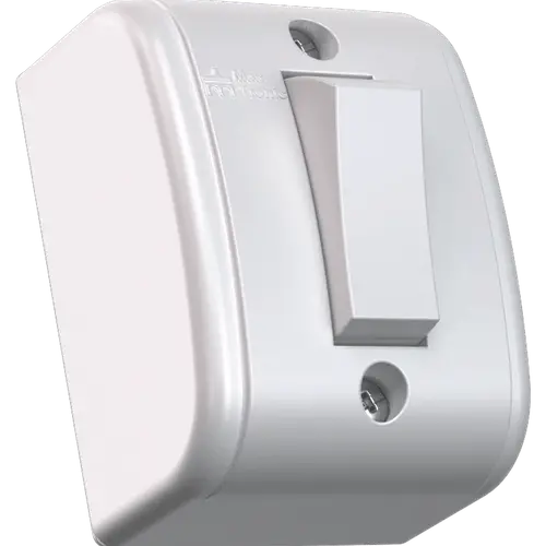 Interruptor Externo Paralelo 10A/250Vca Branco (30090) - Linha Externa Mec-Tronic
