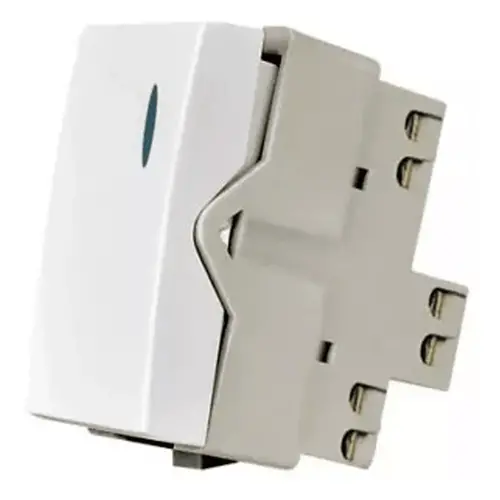 Interruptor Paralelo Branco Com Luz 10a 250v Sleek Margirius